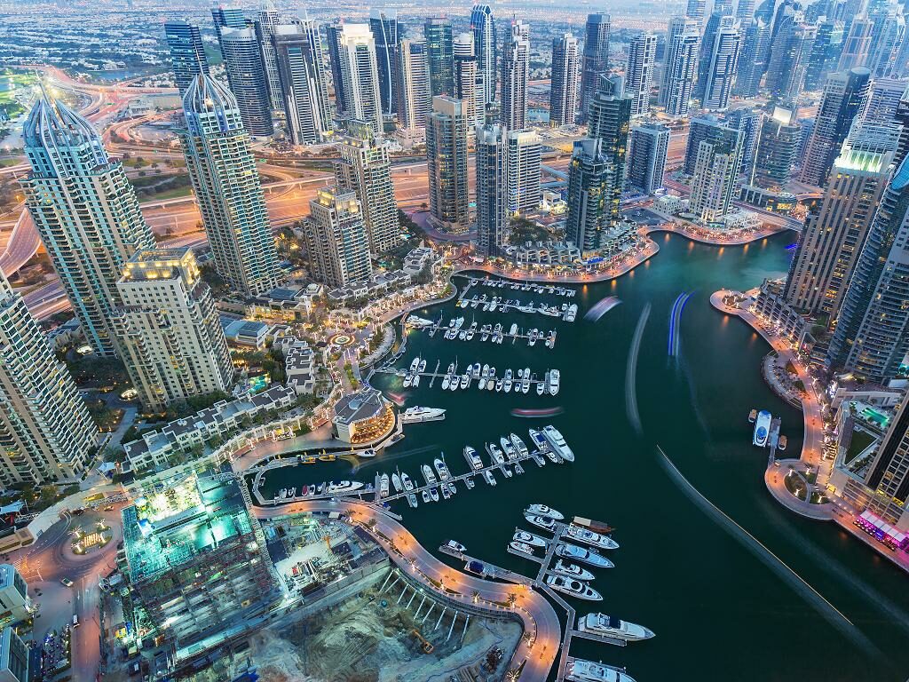 Dubai Marina Skyline