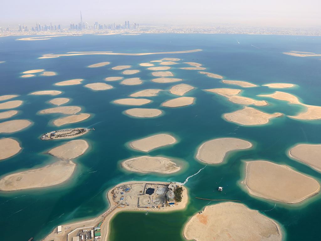 The World Dubai Und Die Welt In Form Von Einzelner Inseln