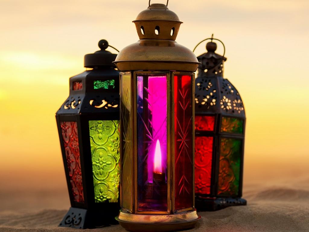 Eine arabische Laterne