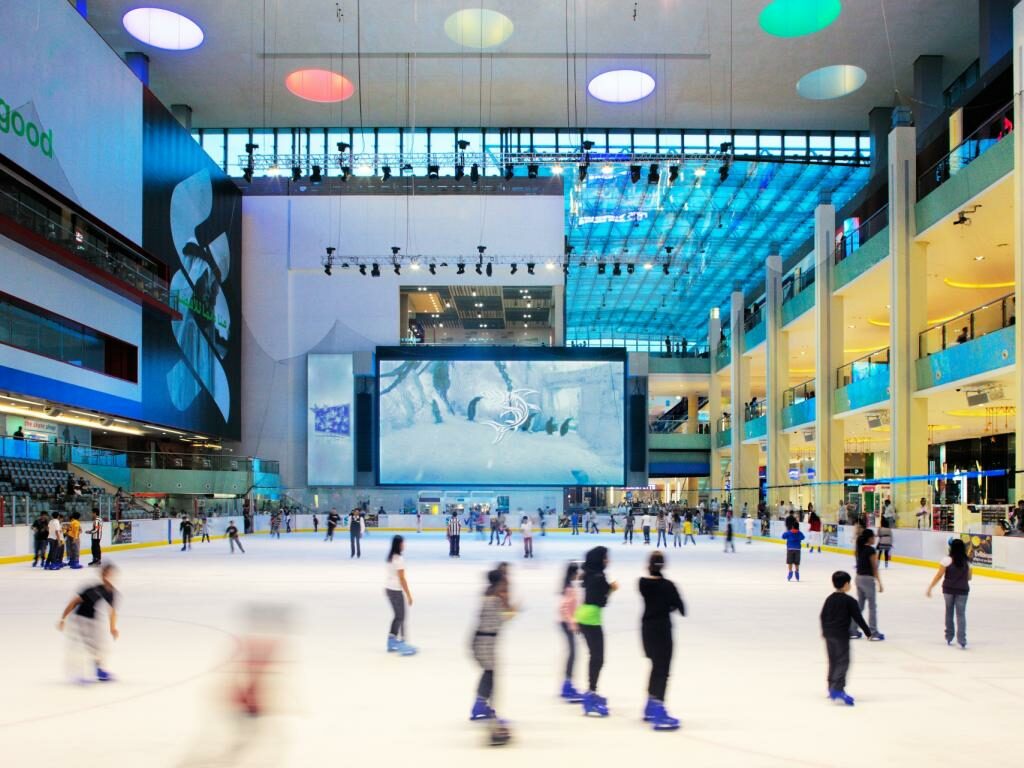 Eislaufbahn Dubai Ice Rink