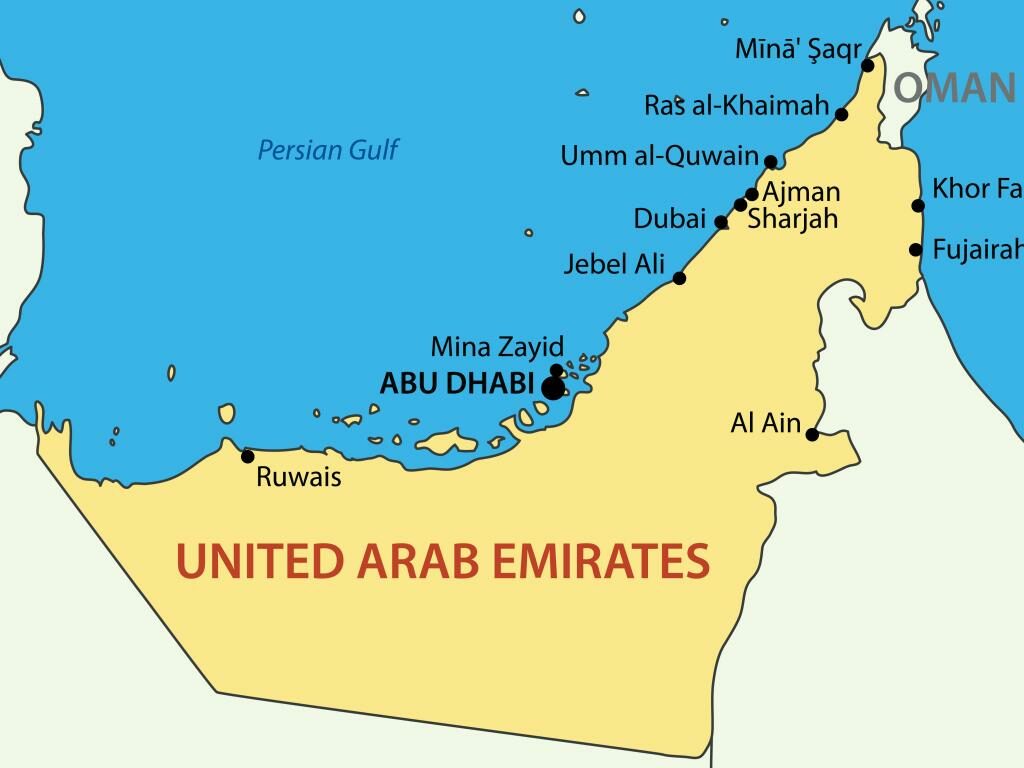 Dubai Karte