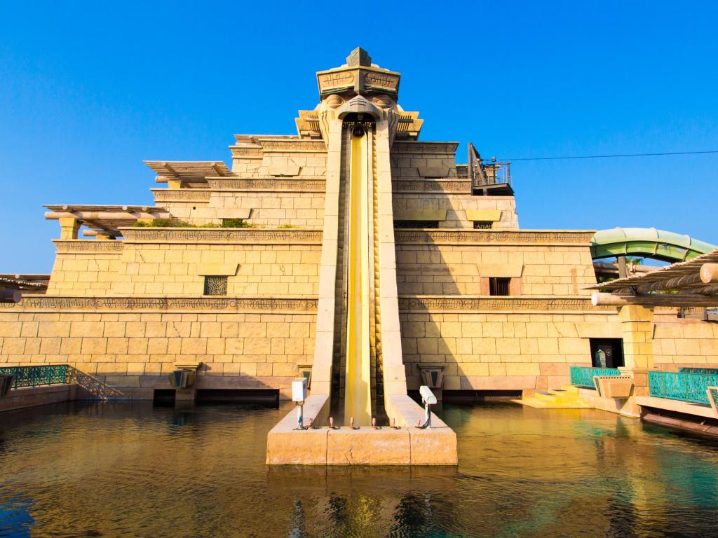 Eine Rutsche im Aquaventure Dubai
