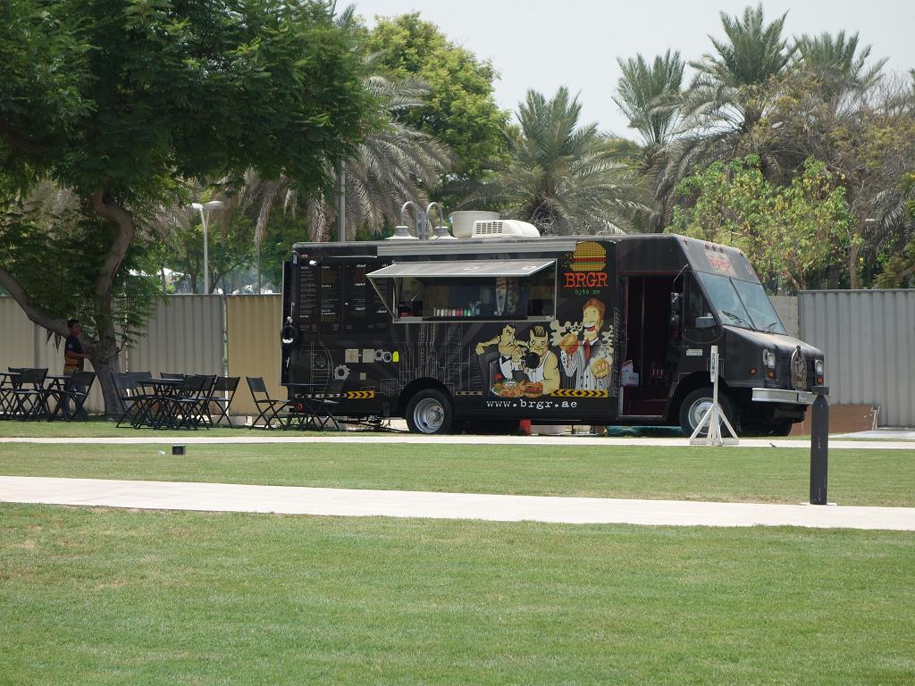 Ein Foodtruck in Dubai