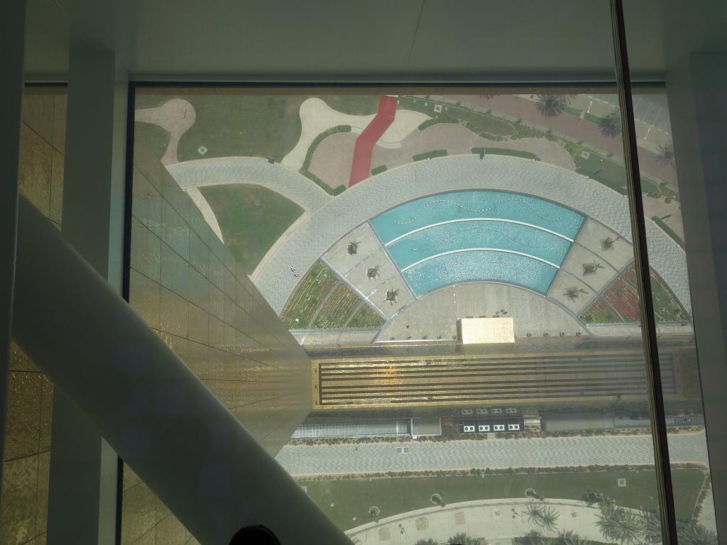Glasboden vom Dubai Frame