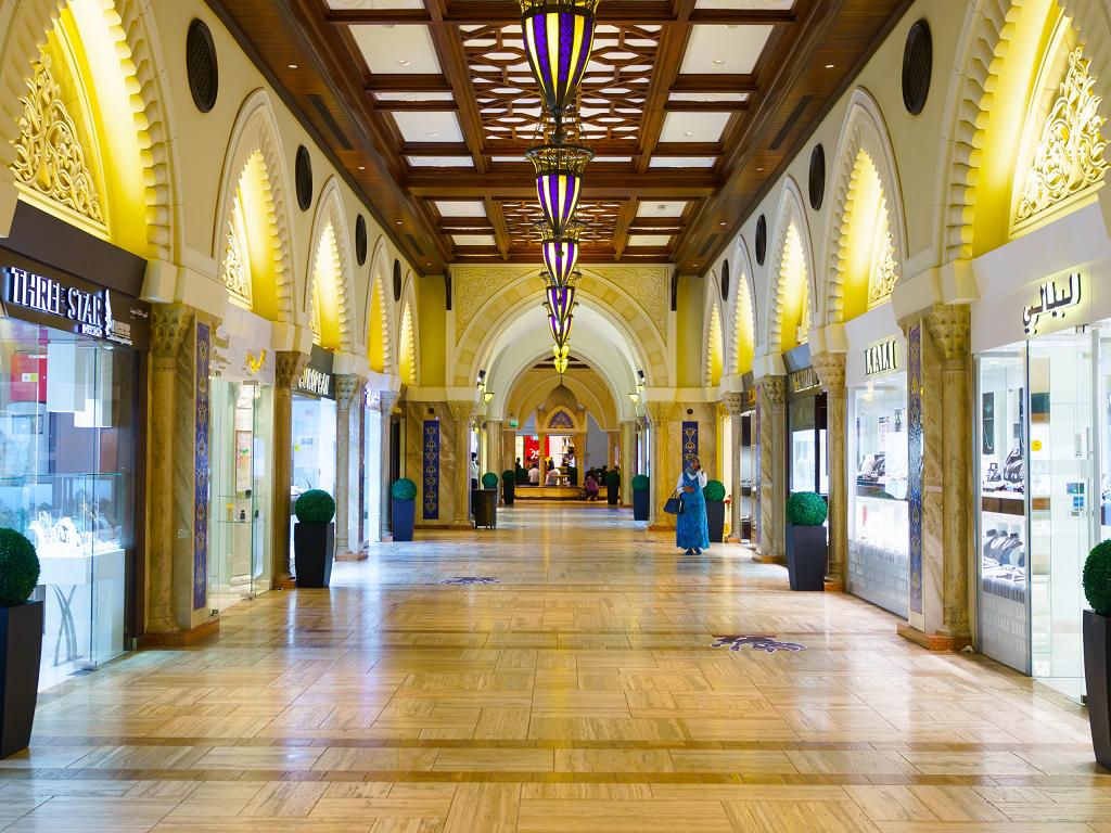 Geschäfte im The Souk