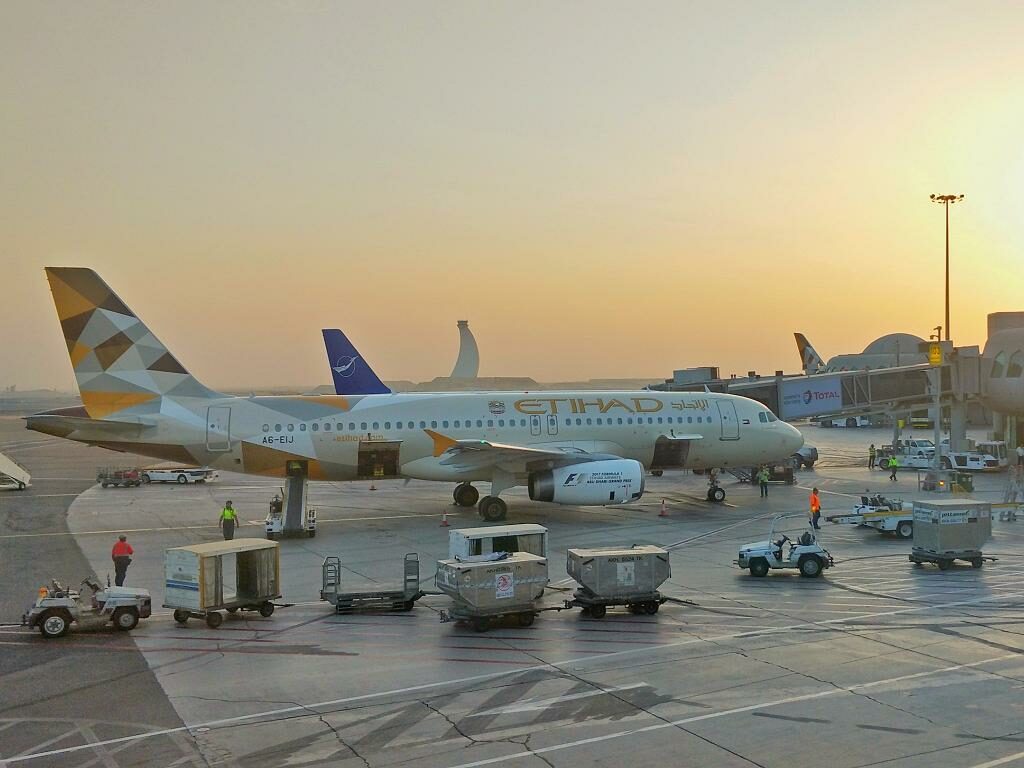 Etihad Airways in Abu Dhabi