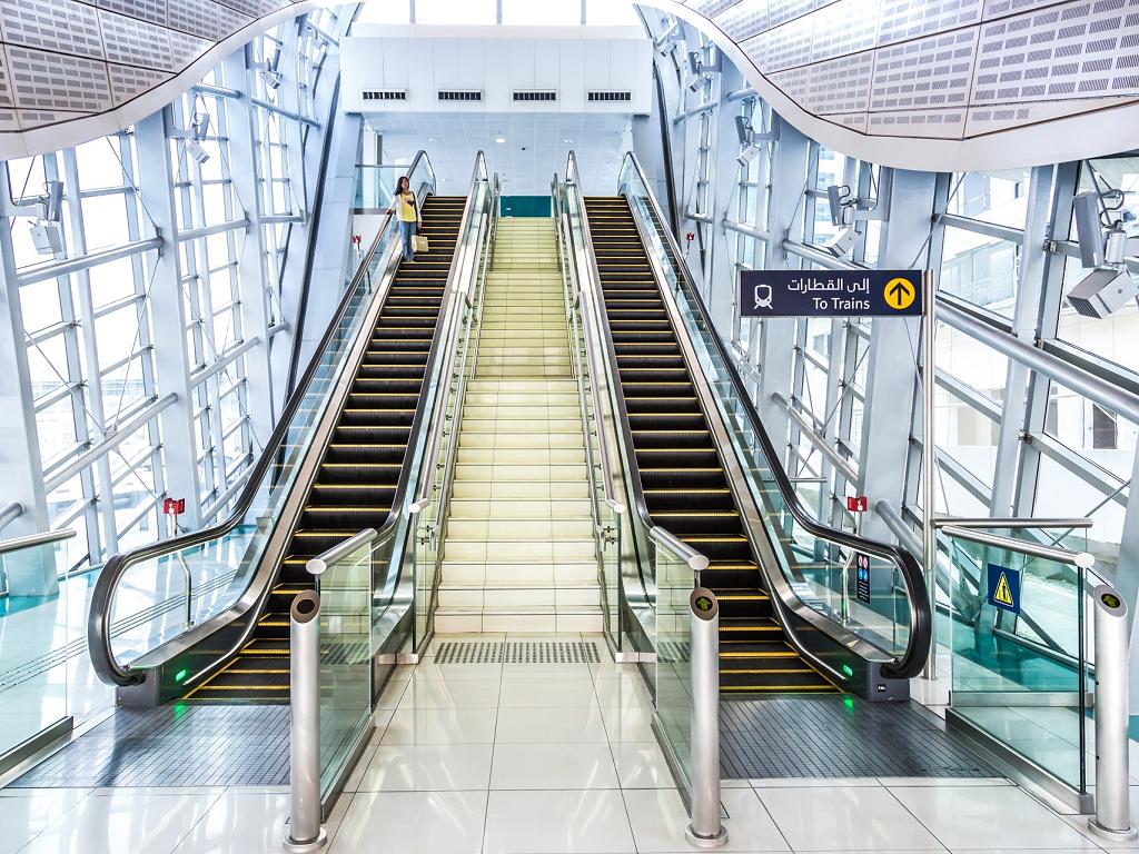 Dubai Metro Eingang