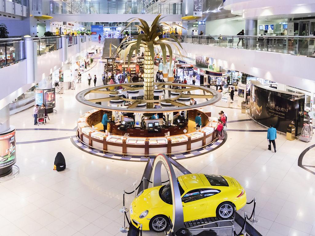 Der Duty Free Bereich vom Terminal 1