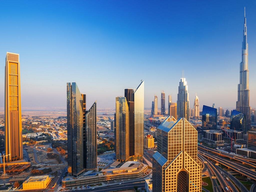 Dubai Skyline Wolkenkratzer