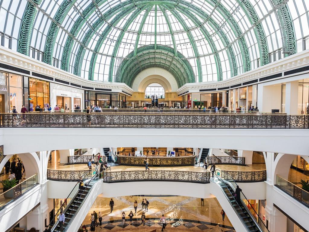 Das Atrium von der Mall of the Emirates