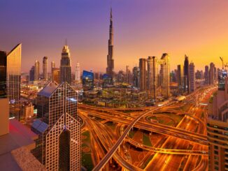 Das ist die Skyline von Dubai