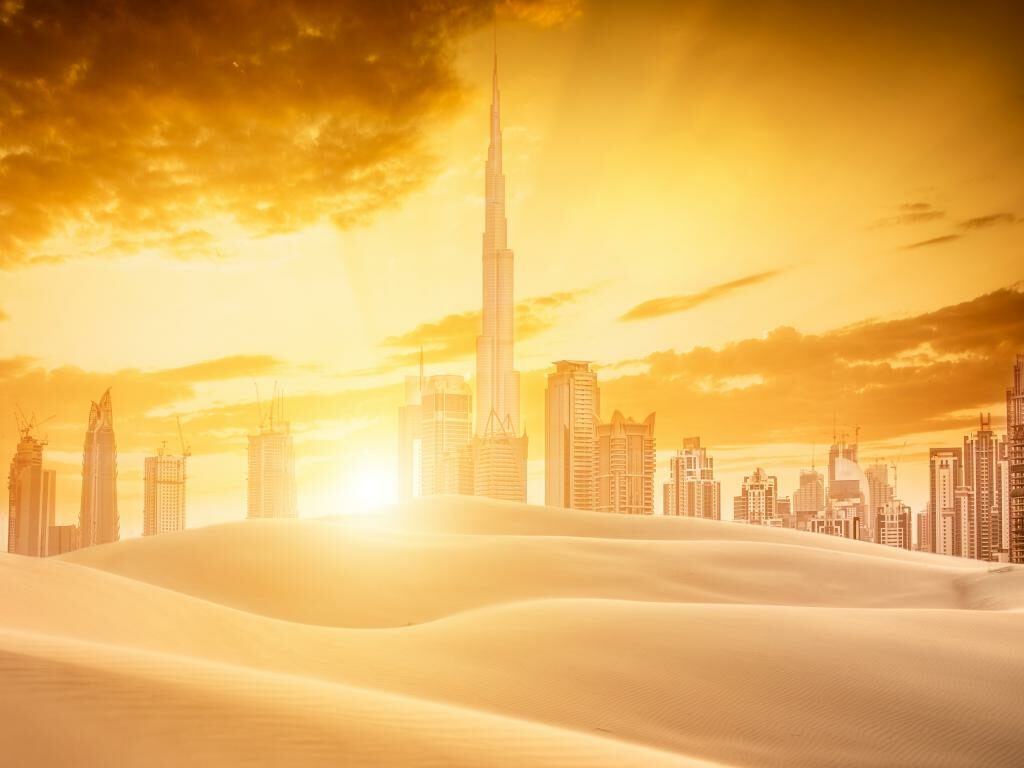 Dubai Sonnenuntergang