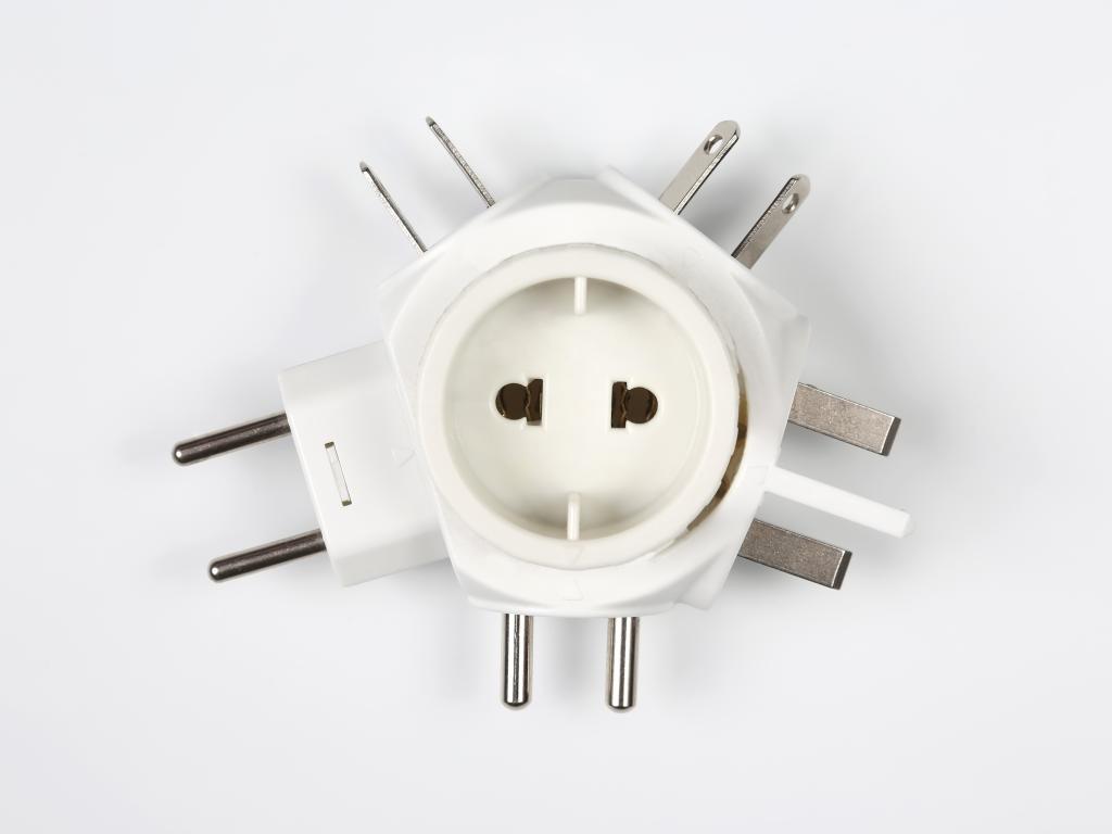 Steckdosen in Dubai wo es die Typen C, D und auch G gibt