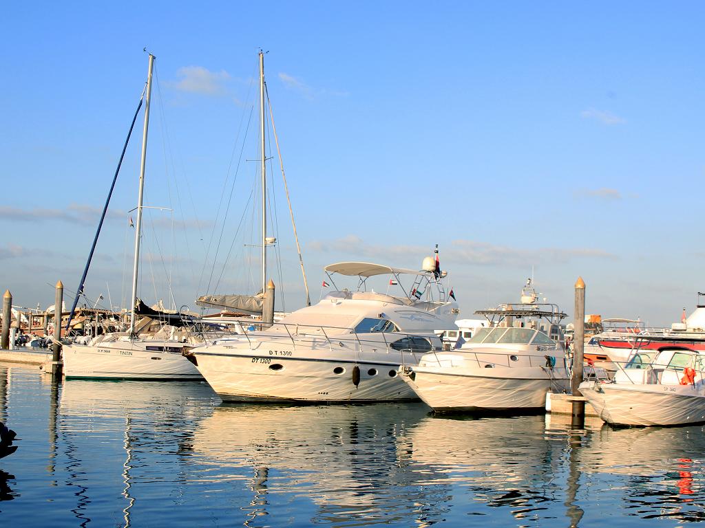 Yachten im Jumeirah Fishing Harbour